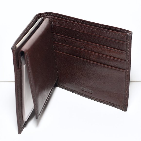 NWT Nautica Leather Passcase Men's Flap Wallet - Picture 5 of 8